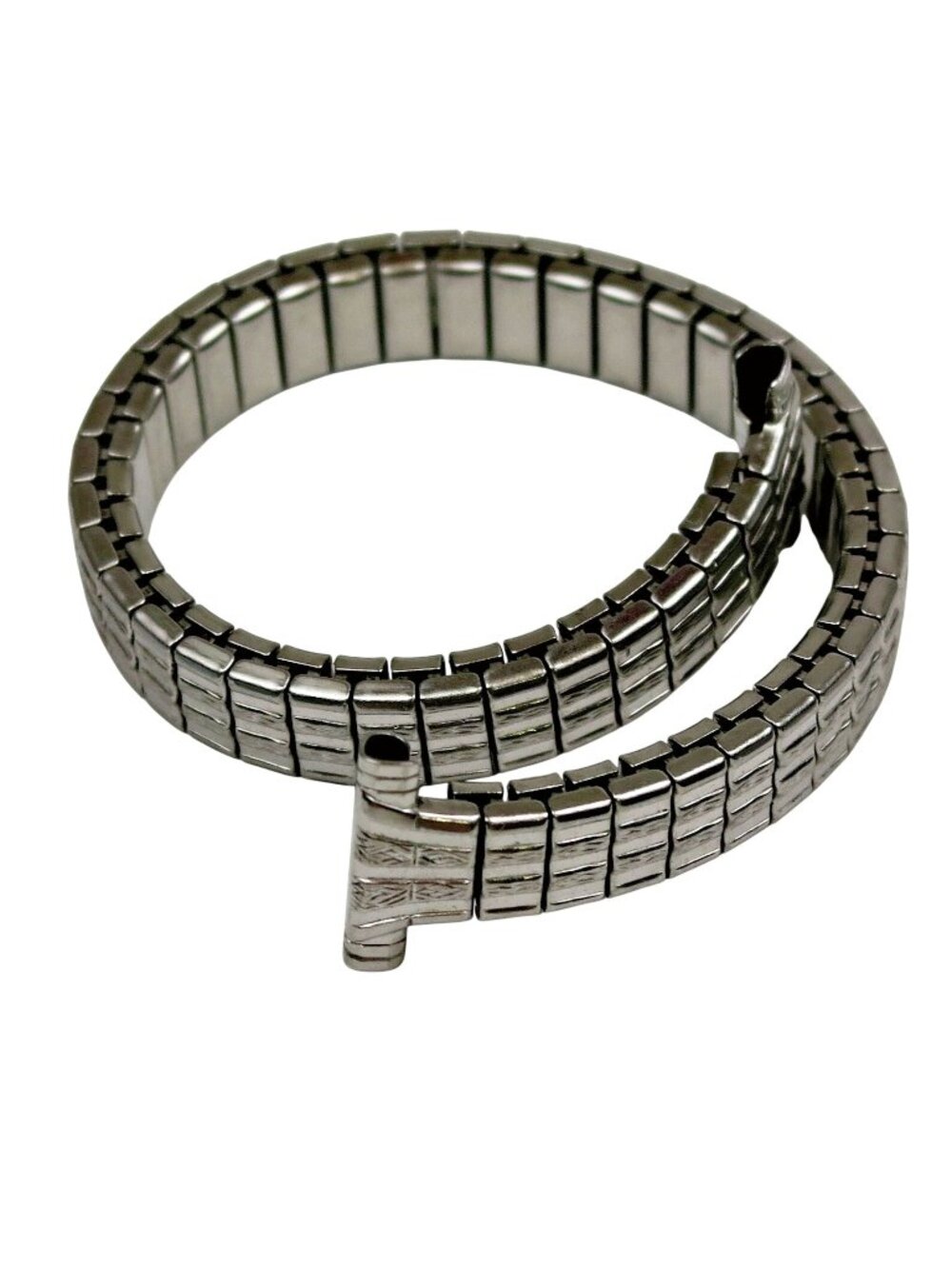 Vintage Stainless Steel USA Expansion Watch Band 5¾" Fits 12-13mm Lugs